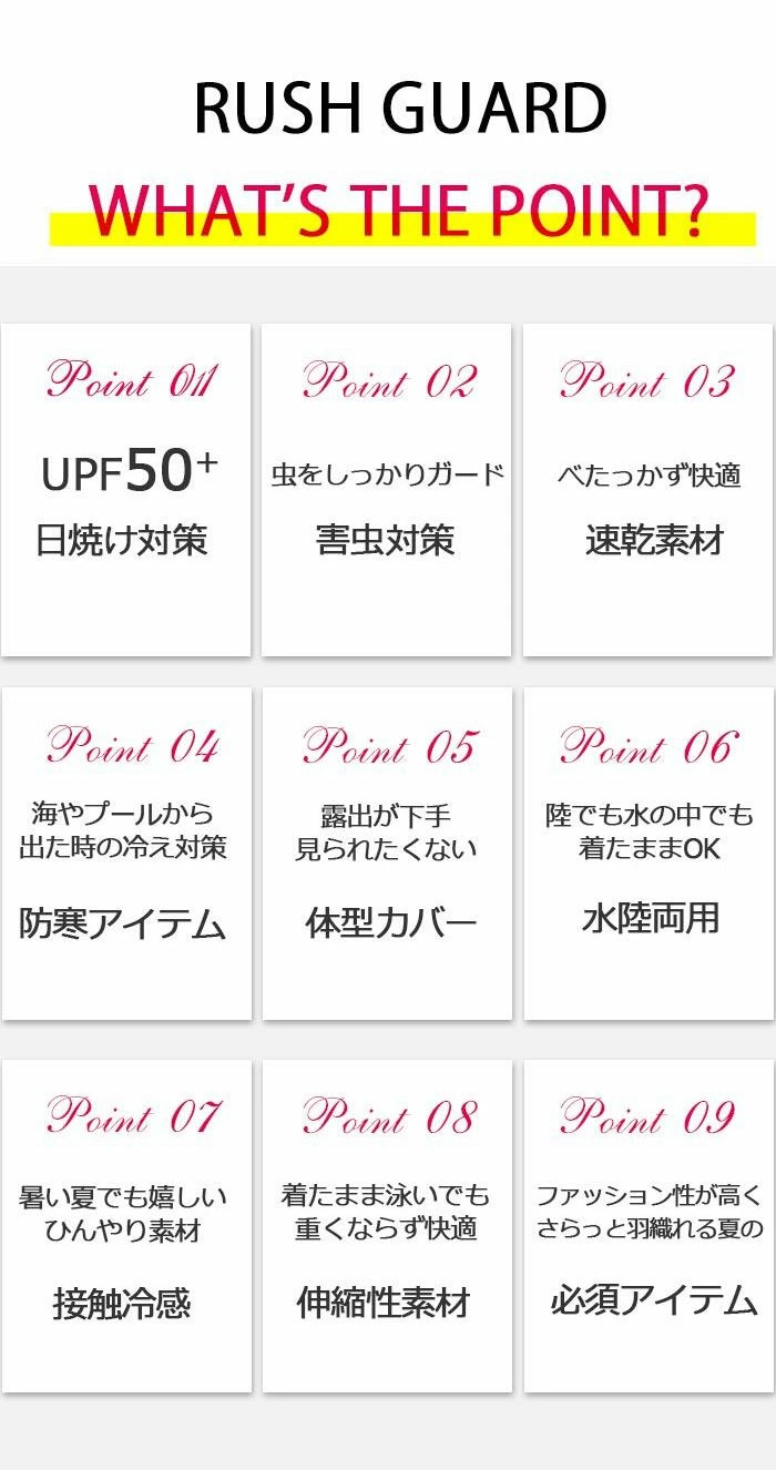 ラッシュガード 水着 体型カバー フィットネス レディース 上下セット 長袖 セパレート 4点セット siy9027