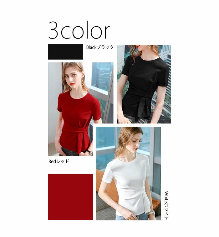 コットン tシャツ 半袖 Tシャツ レディース 夏tシャツ クルーネック xyt20187