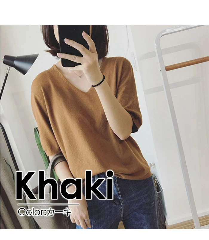 サマーニット Tシャツ レディース 半袖 ブラウス トップス薄手 カットソー blisa3881