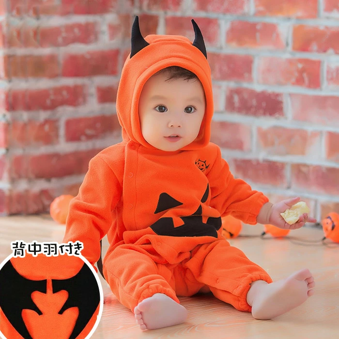 ベビーハロウィン コウモリコスプレ 子供用 コスプレ オーバーオール kami11918