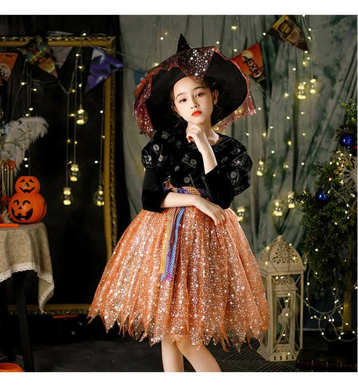 3点セット コスプレ コスチューム ハロウィン 仮装 子供服 ワンピース 女の子 gaoy001
