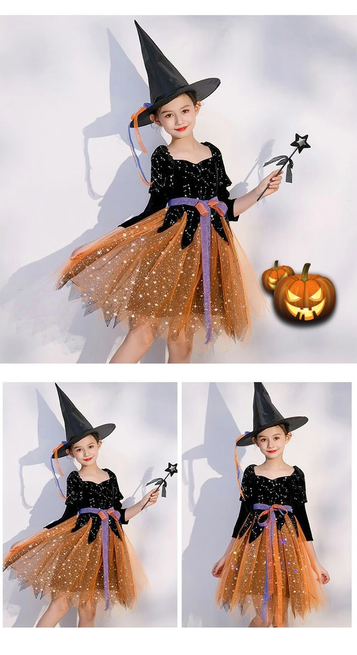 3点セット コスプレ コスチューム ハロウィン 仮装 子供服 ワンピース 女の子 gaoy001