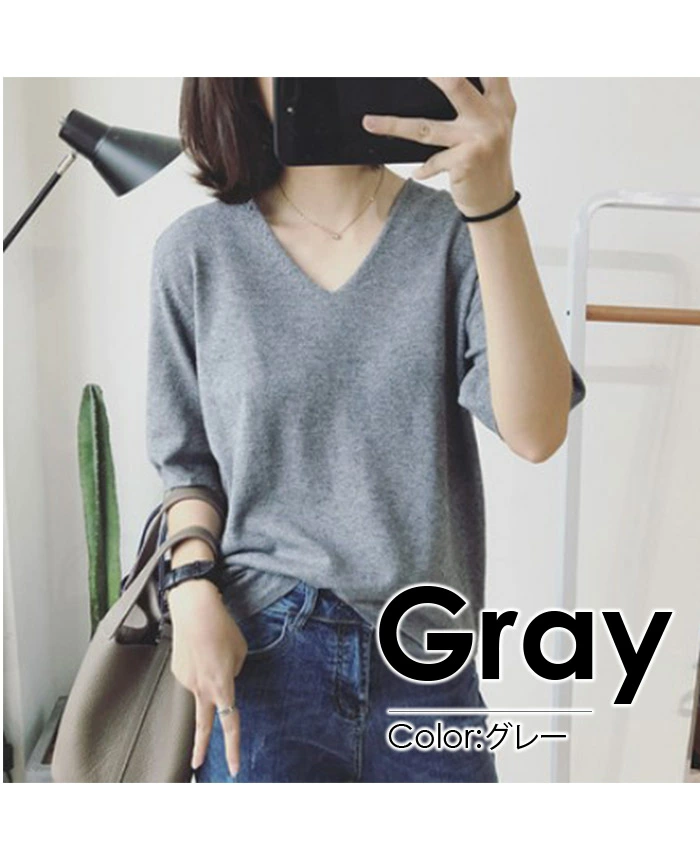 サマーニット Tシャツ レディース 半袖 ブラウス トップス薄手 カットソー blisa3881