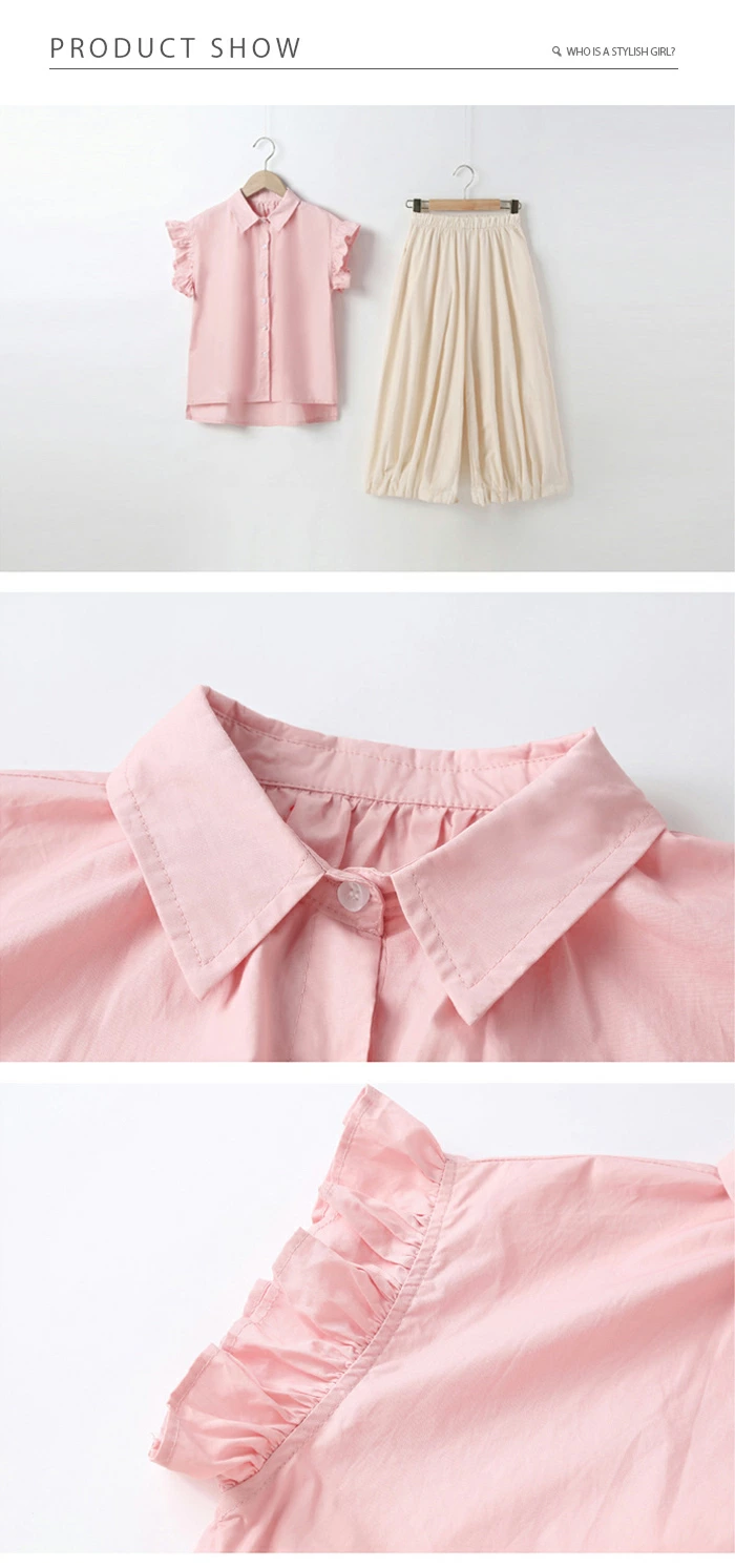 子供服 女の子 セットアップ 夏服 2点セット ノースリーブシャツ hbba22003