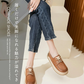 レースアップシューズ レディース 厚底 ローヒールパンプス コンフォート yuda004