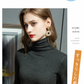 タートルネック カットソー 裏起毛 レディース ヒートインナー カシミヤ 体感+5℃ 長袖 jin366