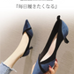 パンプス 黒 フォーマル 5.5cm 痛くない 歩きやすい
