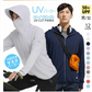 5タイプ 接触冷感 -7度 uvカット パーカー uv 指穴 UPF50+ ひんやり サンバイザー UV ジップアップ ラッシュガード