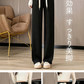 ワイドパンツ レディース 春 ロング パンツ リラックス ウエストゴム ボトムス qilig3136