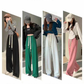 ワイドパンツ レディース 春 ロング パンツ リラックス ワイド ゆったり ワンマイルウェア ouqing2